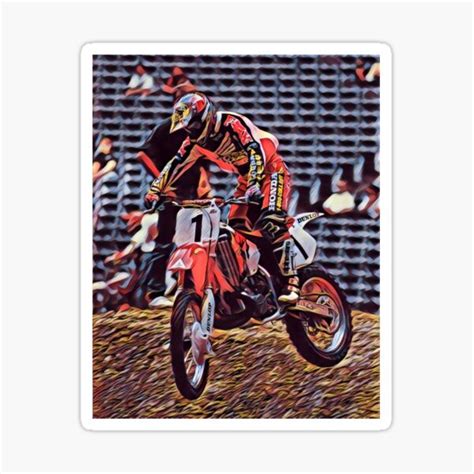 Jeremy Mcgrath Motocross Sticker For Sale By Go2u Redbubble