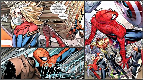 Spiderman Humiliates Thor Captain Marvel Black Panther Ironman L Spiderman Vs Avengers Youtube