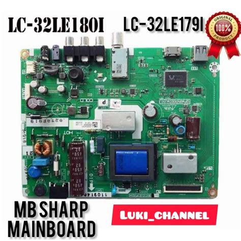 Jual MB MAINBOARD TV LED SHARP LC 32LE180I 32LE180I 32LE180 LC 32LE179I