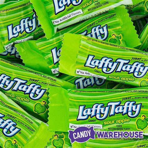 Laffy Taffy Candy Green Apple 145 Piece Tub Candy Warehouse