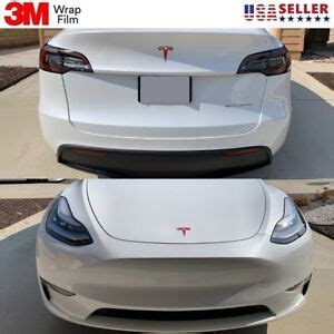 Tesla Model Y Frunk And Trunk Emblem Badge Logo M Sticker Vinyl