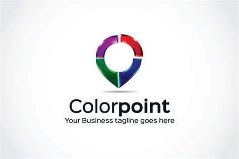 Color point Logo Template | Logo templates, Templates, ? logo