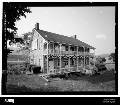 Perspective View Of North And East Facades Of Jean Bonnet Tavern