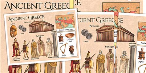 Ancient Greece Large Display Poster Creat De Profesori