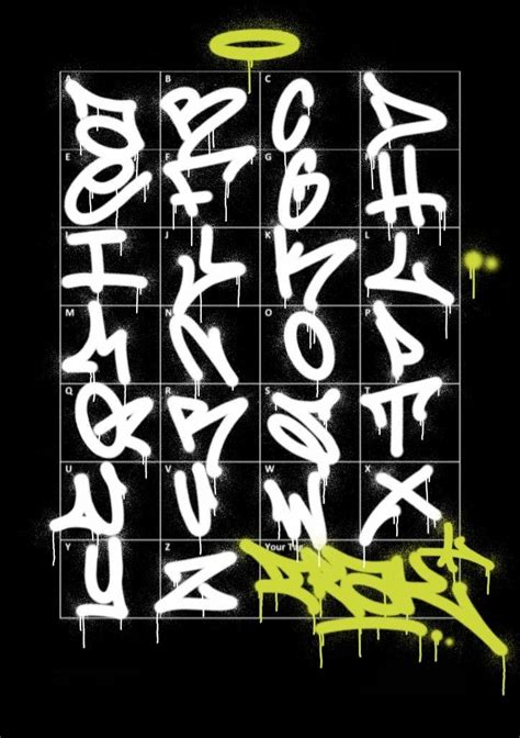 Spraypaint Graffiti Alphabet Graffiti Alphabet Graffiti Writing