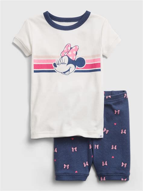 Babygap Disney Minnie Mouse Organic Cotton Pj Set Gap