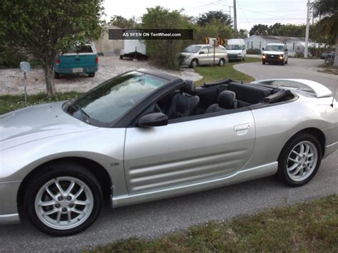 2001 Mitsubishi Eclipse Spyder Gt Convertible 2 - Door 3. 0l