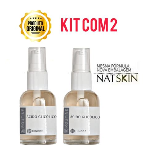 Kit 2 Ácido Glicólico 30ml Routine Hinode Original Shopee Brasil