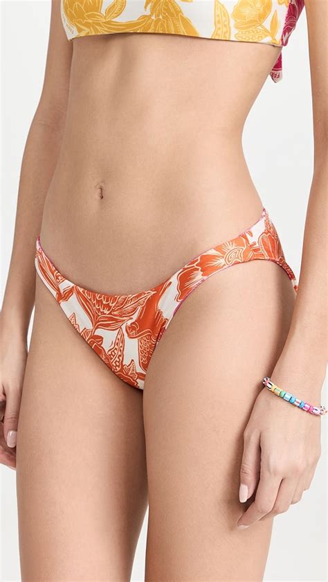 FARM Rio Tropical Woodcut Reversible Bikini Bottoms Shopbop