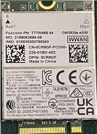 Modem Dell Wwan Dw5829e Esim Do Latutude 7410 7420 Sklep Opinie