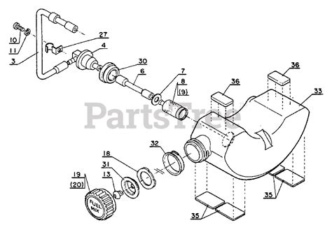 Echo SRM 302 ADX Echo String Trimmer Fuel System Parts Lookup With