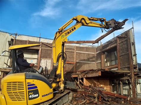 木更津市 木造瓦葺2階建住宅及び木造平屋建住宅 解体 千葉県市原市で一般住宅・集合住宅の解体工事なら山三商事へ