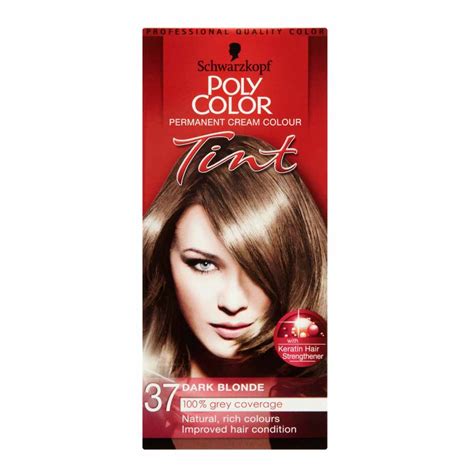 Schwarzkopf Poly Color Dark Blonde 37 Permanent Hair Dye Wilko