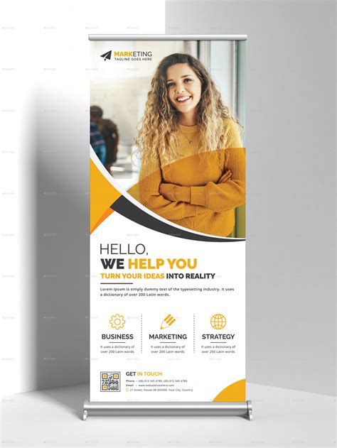 10 Best Corporate Roll Up Banner Templates Ksioks