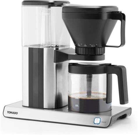 Tomado TCM1301S Koffiezetapparaat 1 25 L Inhoud Filterkoffie RVS