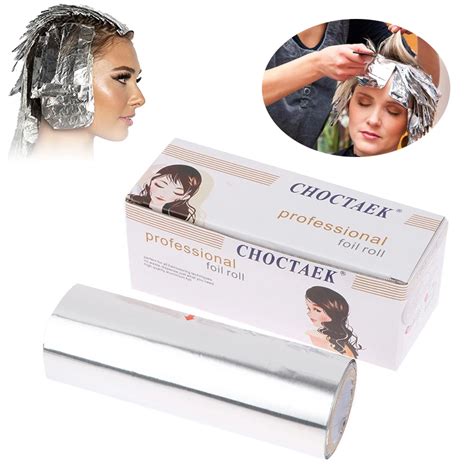 15cm9m Salon Hair Aluminum Foil，professional Embossed Hair Foil Roll