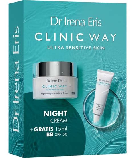 Dr Irena Eris Clinic Way Nawilżenie krem na noc 50 ml krem BB SPF 50