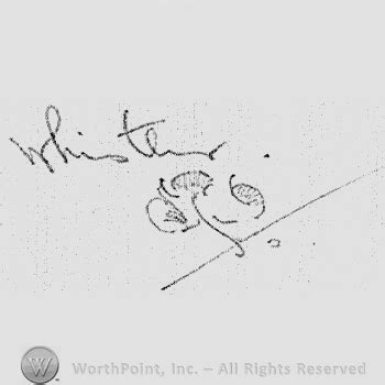 Mark with Signature: James McNeill Whistler. | #608314