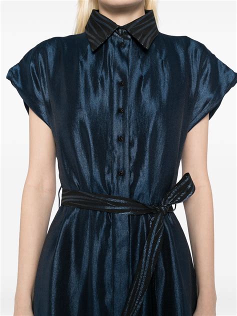 Baruni Adebola Dress Blue Farfetch