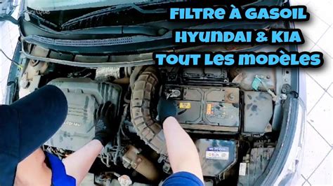 Hyundai Accent comment changer le filtre à gasoil YouTube