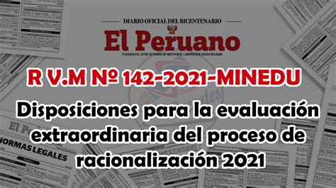 Disposiciones para la evaluación extraordinaria del proceso de