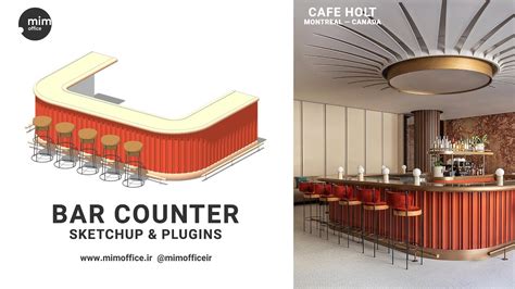 Bar Counter Modeling With Sketchup And Plugins Youtube