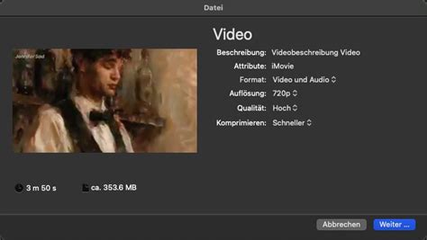 Imovie Film Als Mp Auf Mac Exportieren Wege