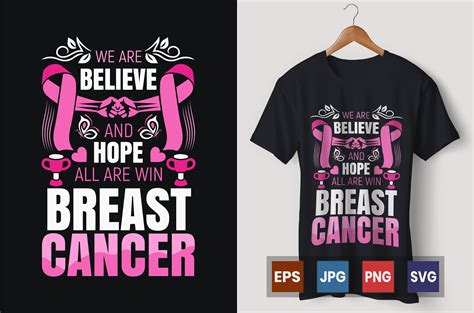 Breast Cancer Awareness T Shirt Design Graphic By Paw Design · Creative