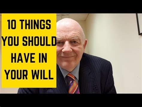 Things You Should Have In Your Will Youtube Estate