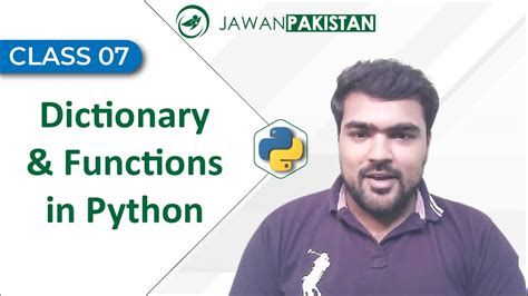 Python Programming Class 7 In Urdu Hindi Dictionary And Functions