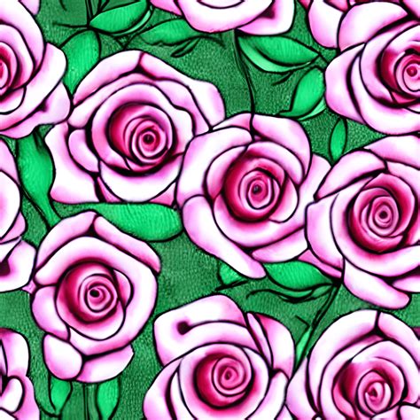 Pink Roses Seamless Pattern · Creative Fabrica