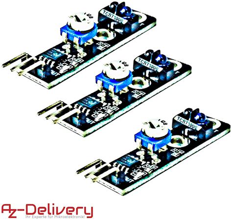 AZDelivery 3 x KY 033 Modulo de evitación de obstáculos con