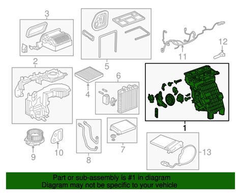 39156534 GM Heater And Air Conditioning Evaporator Case GM Parts Store