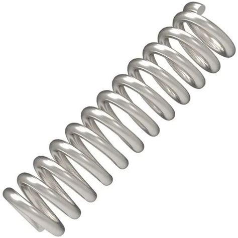 Silver Stainless Steel Precision Compression Spring For Automobile