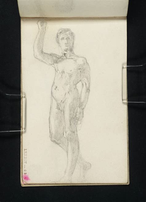 Joseph Mallord William Turner A Nude Man Standing Right Arm Upraised