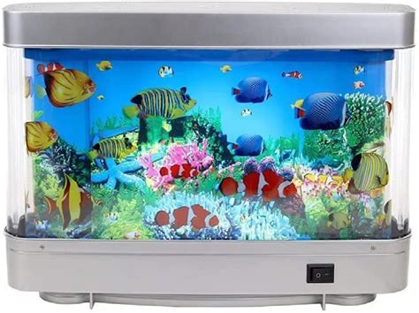 Amazon Playlearn Fake Fish Tank Mini Aquarium Artificial Fish