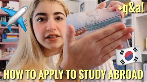 How To Apply To Study Abroad In South Korea 🇰🇷 ️ Study Abroad Qanda ~my