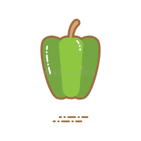 Print Stock Illustration Illustration Of Capsicum Green 186838575
