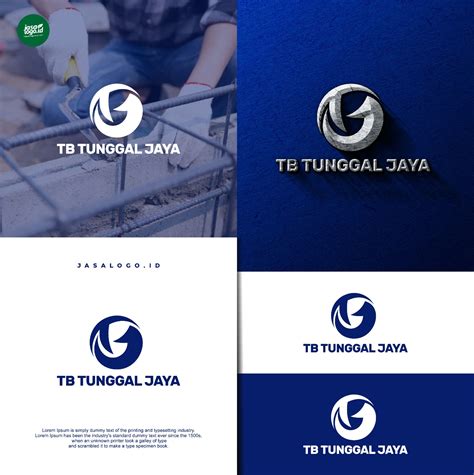 Desain Logo Toko Material Bangunan Tb Tunggal Jaya