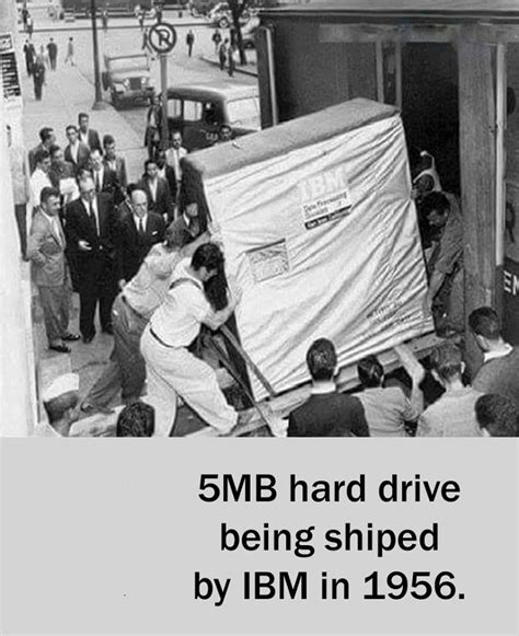 5MB Hard Drive in 1956 : r/pics