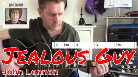 John Lennon Jealous Guy Guitar Chords Acordes Chordify