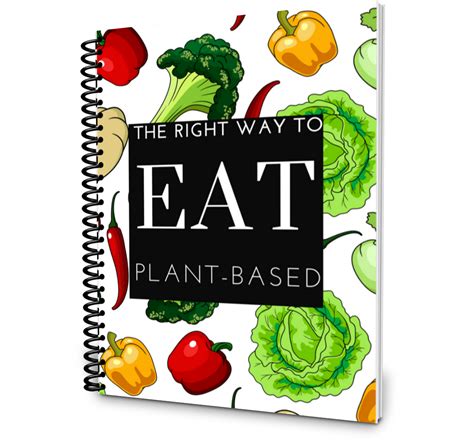 The Right Way To Eat Plant Based Plantbased Planner Planner Physical