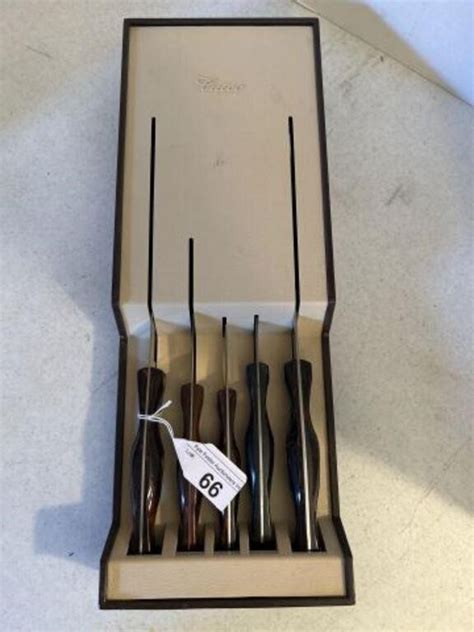 Vintage Cutco Knife Set W Wall Display 17 In X Live And Online