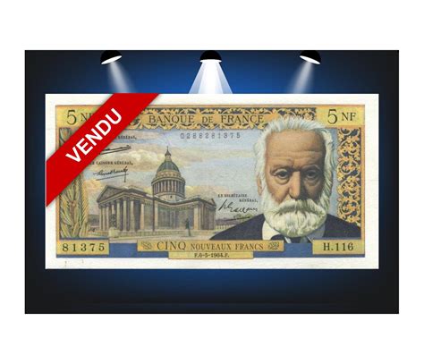 Billet Nouveaux Francs Victor Hugo F