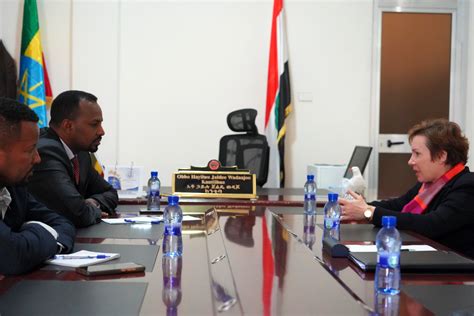 Photo 1 Ambassador Jacobson Chargé D Affaires Of The U S Embassy In Addis Ababa Met With Adama