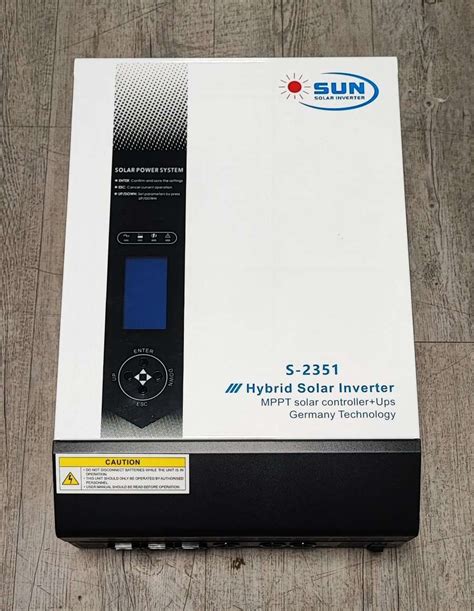 Sun 5kw 48v Pure Sine Wave Hybrid Solar Inverter Electromann Sa