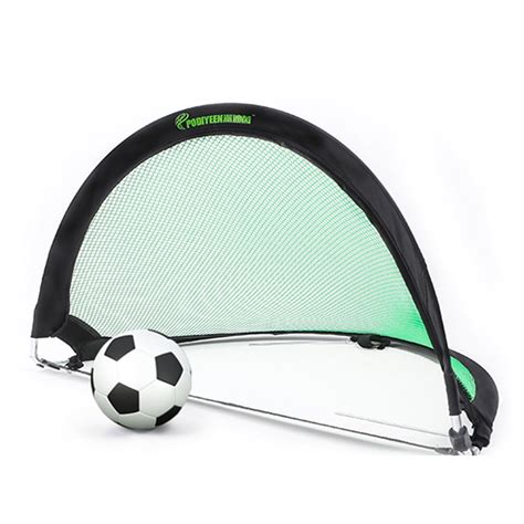 48*30*30in Semicircle Portable Folding Soccer Goal Child Pop Up Soccer ...