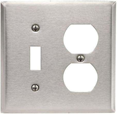 Leviton Gang Toggle Duplex Device Combination Wallplate