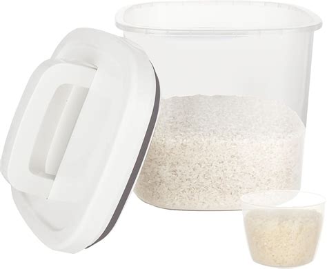 Wopplxy 5l Rice Storage Containers 5l Food Storage Container Airtight