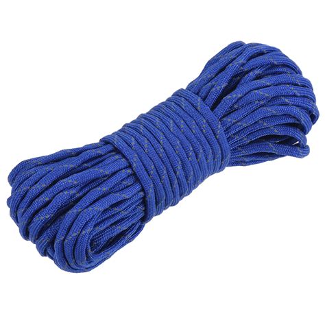 Uxcell Ft Mm Nylon Reflective Tent Rope Guyline Camping Cord Navy